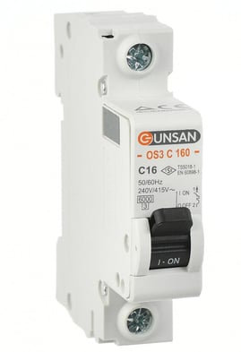 Günsan 1x40A B Serisi 6Ka Otomatik Sigorta OS3B160-40
