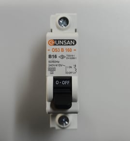 Günsan 1x20 A B tipi 6kA W OTOMAT Sigorta OS3B160-20