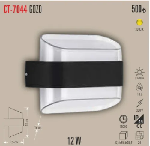 CATA GOZO LED APLİK 3200K