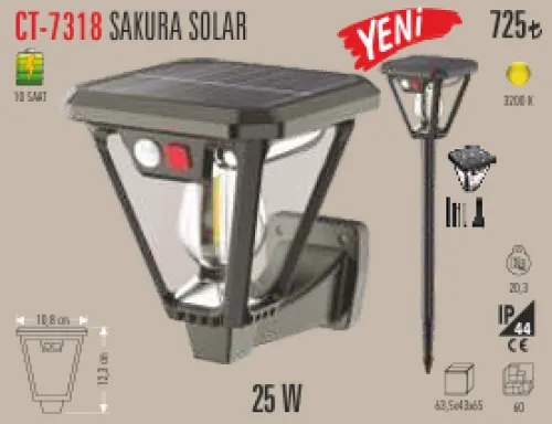 CATA SAKURA SOLAR 25W 3200K