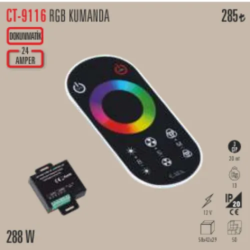 CATA RGB KUMANDA 24 AMPER