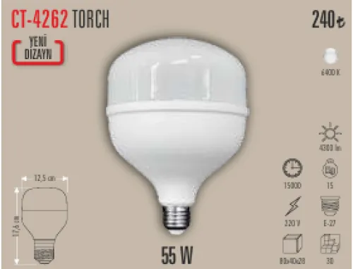 CATA 55W TORCH AMPUL 6400K