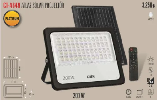 CATA ATLAS SOLAR PROJEKTÖR