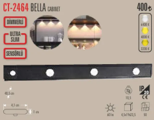 CATA BELLA CABİNET SENSÖRLÜ SLİM