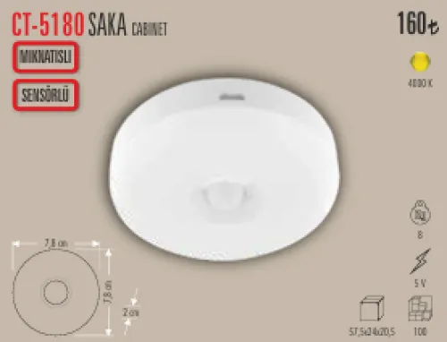 CATA SAKA CABİNET SENSÖRLÜ KORİDOR AYDINLATMASI