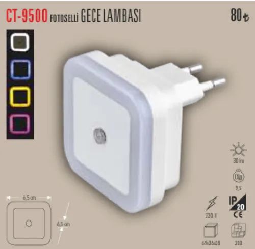 CATA LEDLİ GECE LAMBASI
