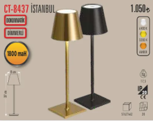 CATA İSTANBUL MASA LAMBASI